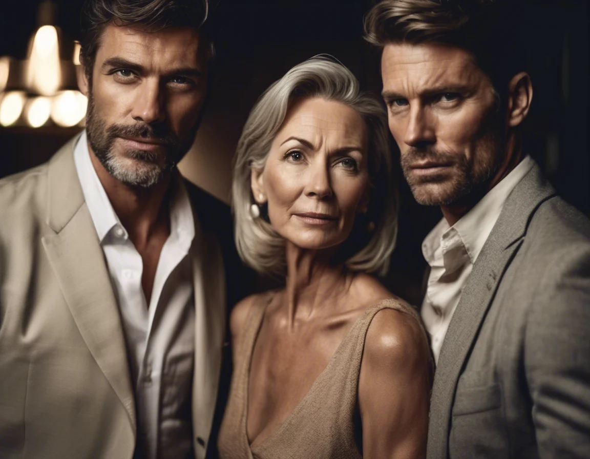 Mi esposa con dos hombres
