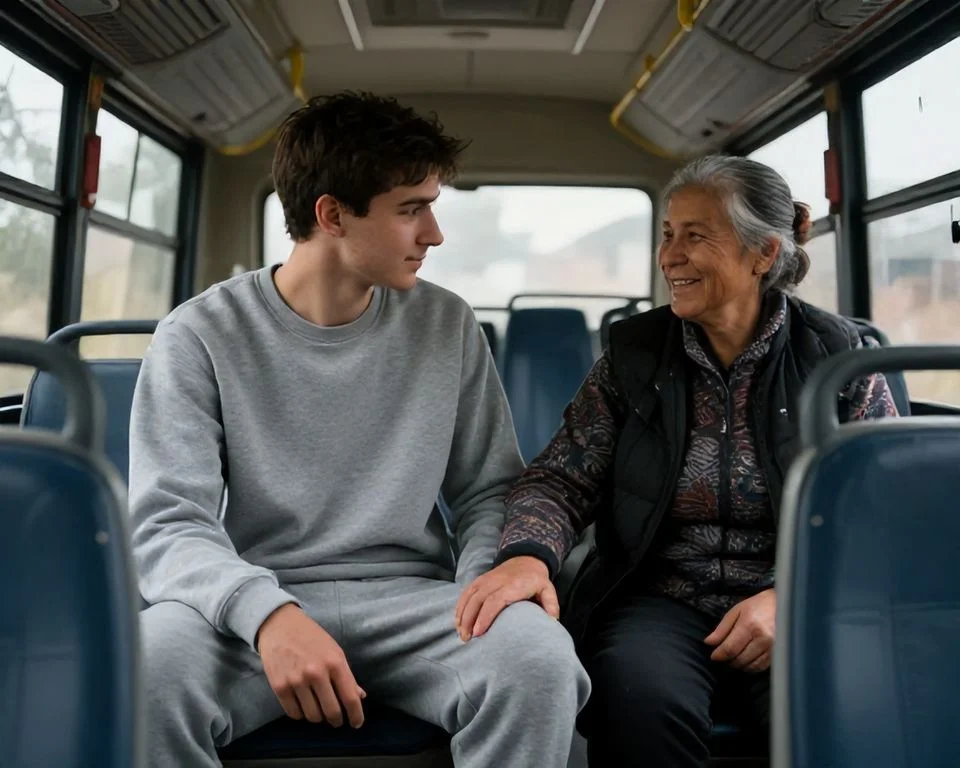 Mamada en el bus nocturno
