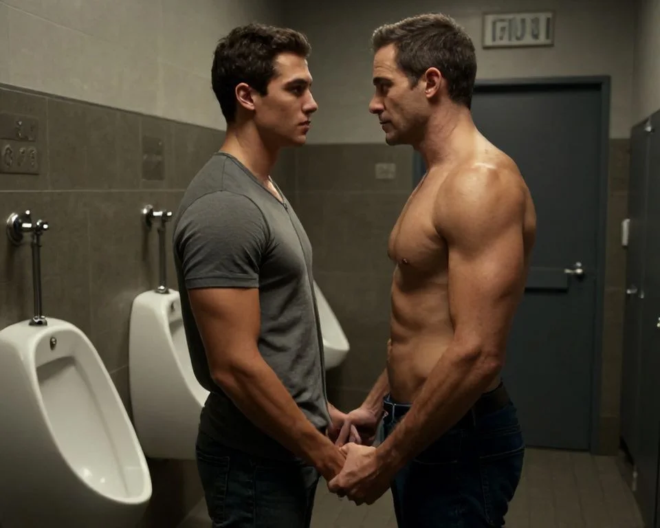 En el baño del terminal