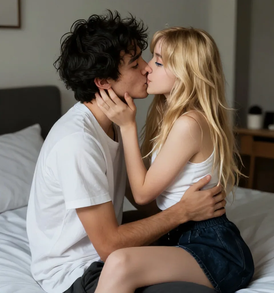 Sexo na cama do meu pai