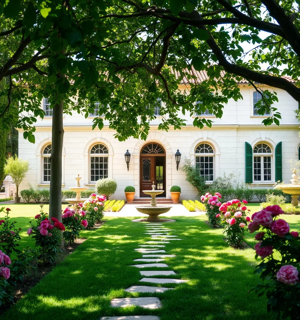 El jardinero y la señora de la casa