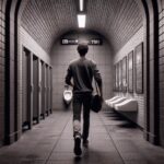 Chupándosela a un desconocido en el baño de Metro Chabacano